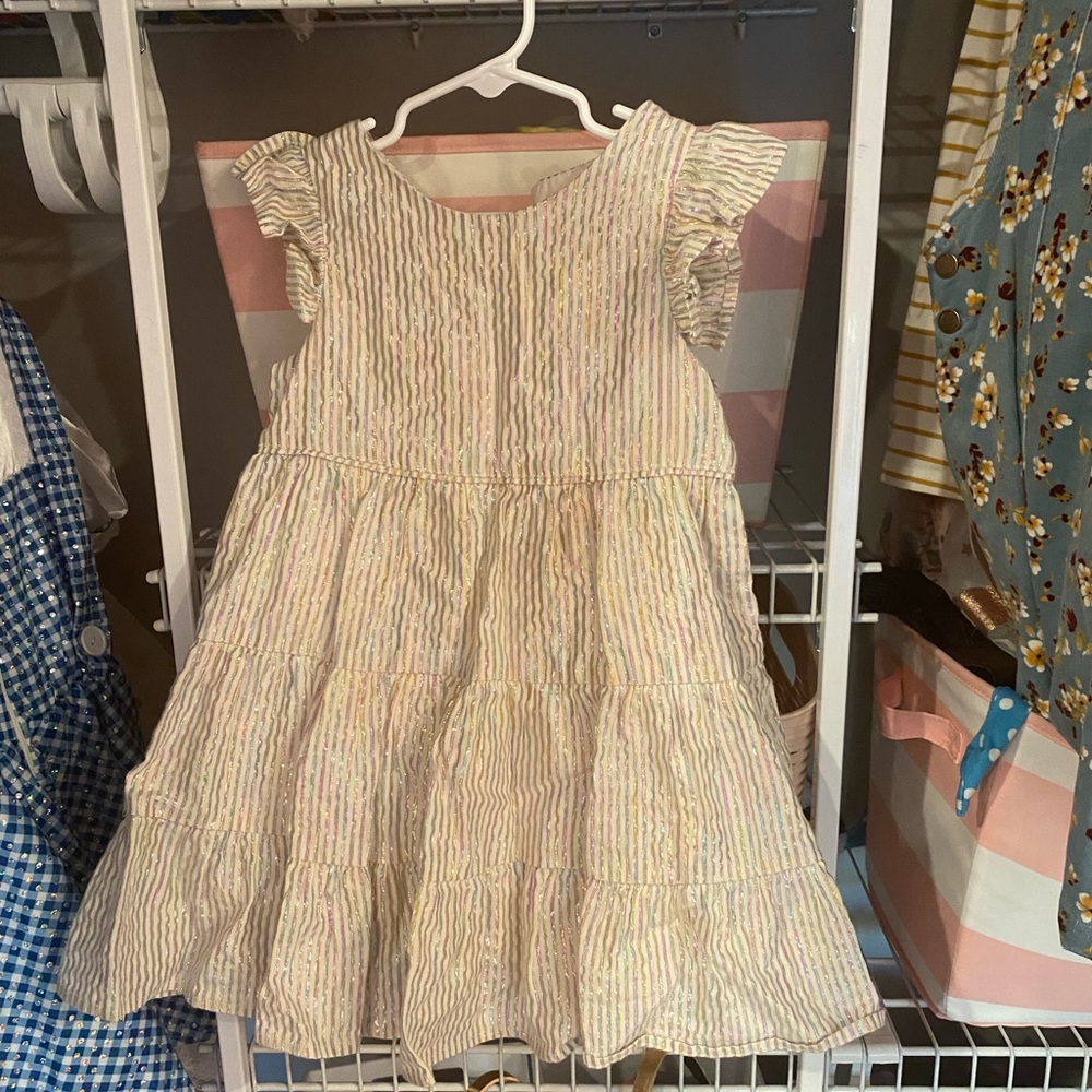 Cat and Jack girls iridescent dress